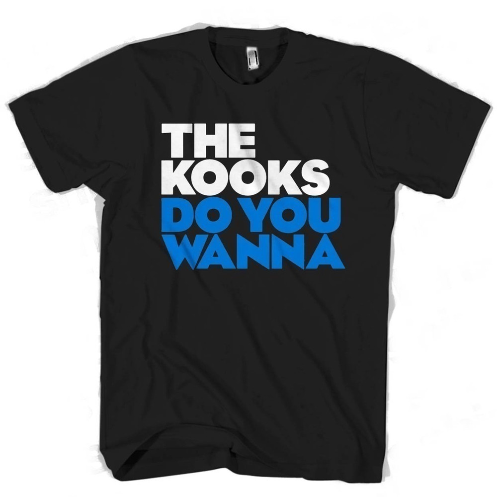 Kooks Logo Do You Wanna Indie Rock Fan Graphic T-Shirt